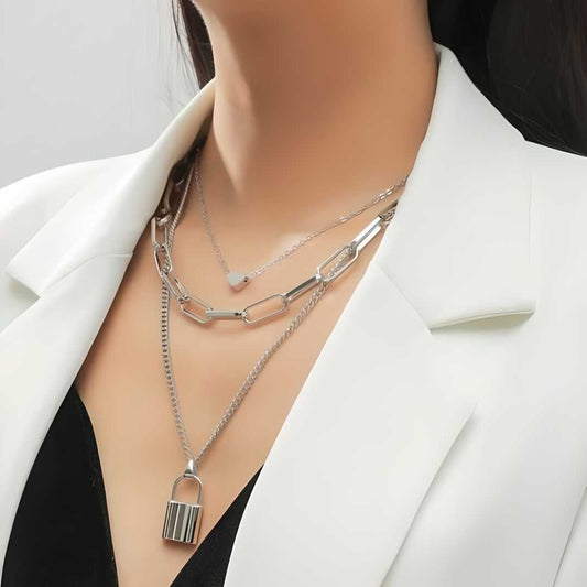 Silver Plated Stylish Necklace